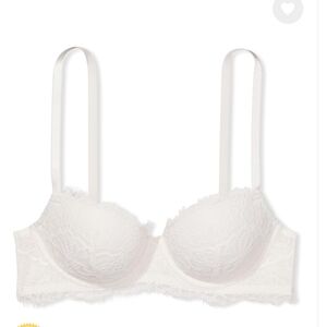 New Victoria's Secret Women's Dream Angels Lined Demi Bra - Ivory 38D